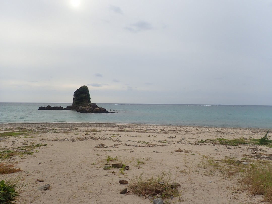 今日の嘉陽海岸