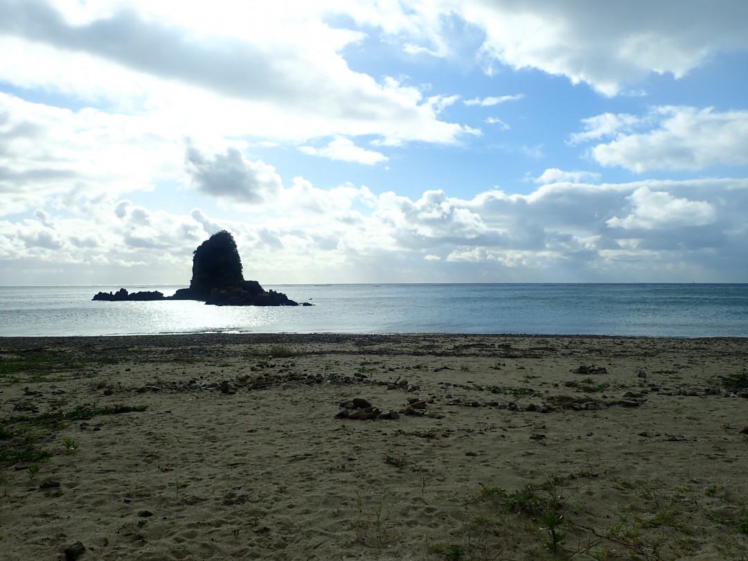 今日の嘉陽海岸