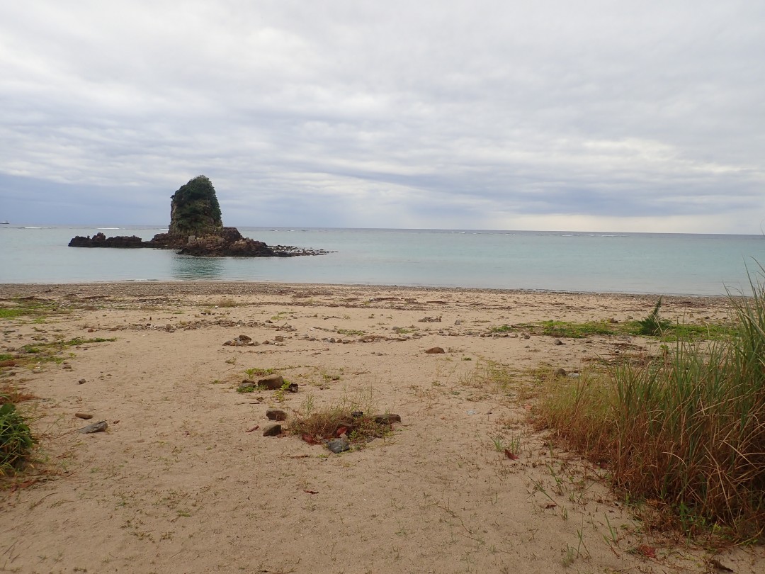 今日の嘉陽海岸