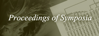 Proceedings of Symposia
