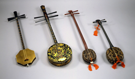 復元した琉球楽器
