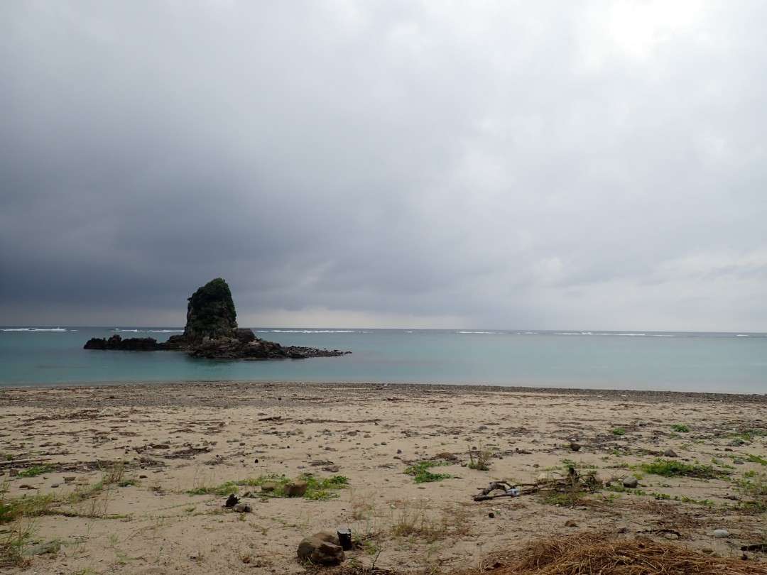 今日の嘉陽海岸