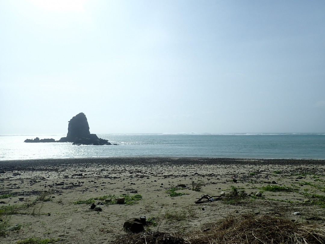 今日の嘉陽海岸