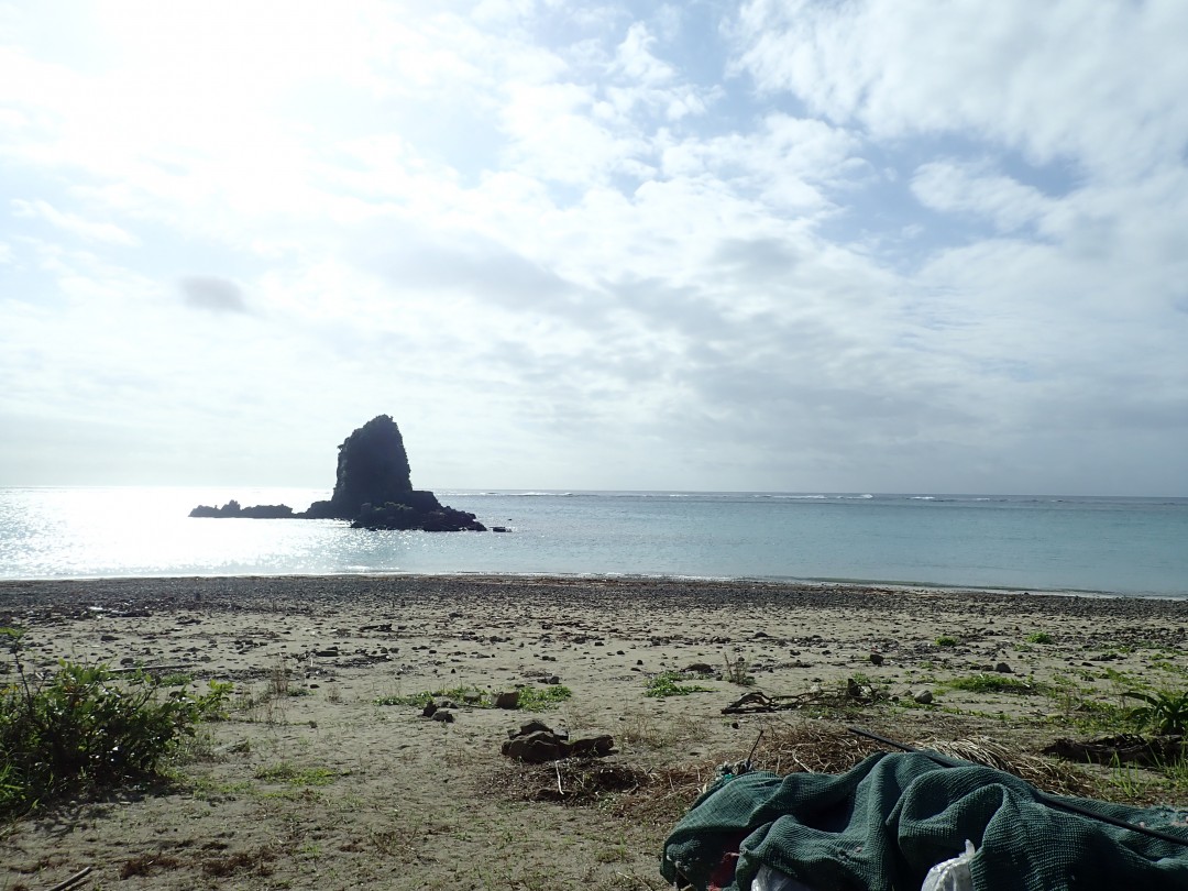 今日の嘉陽海岸