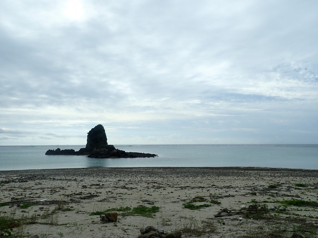 今日の嘉陽海岸