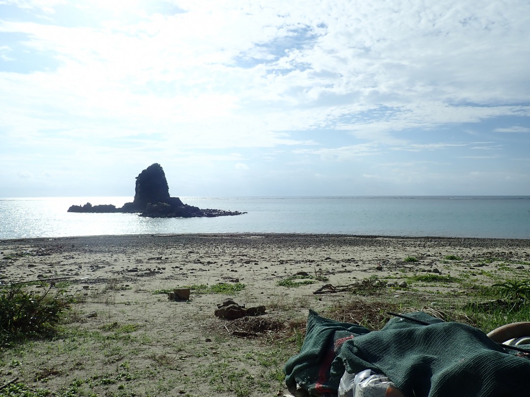 今日の嘉陽海岸