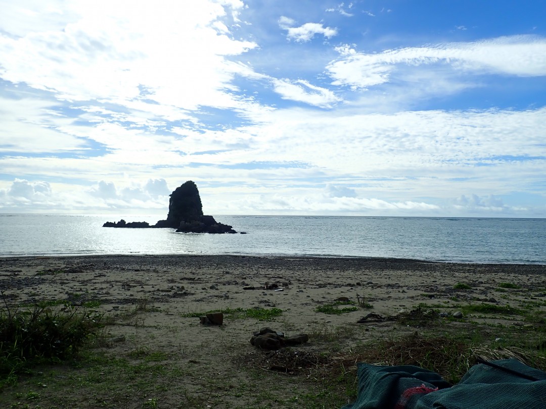 今日の嘉陽海岸