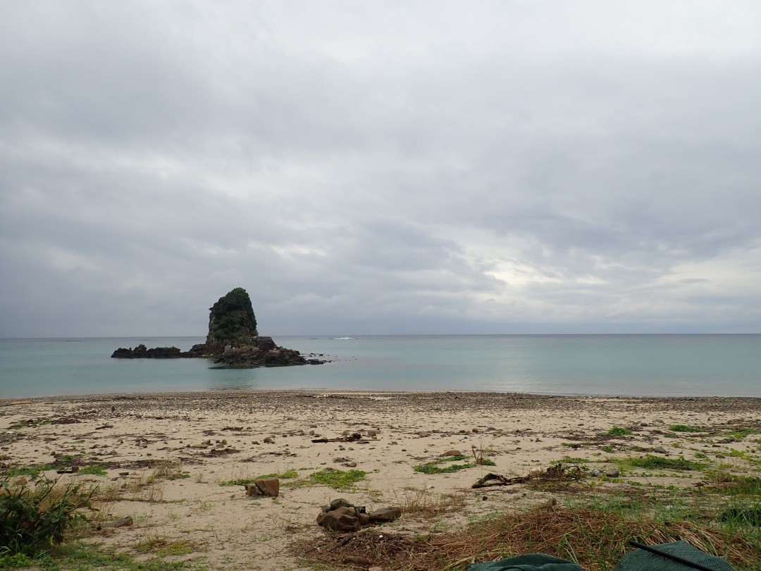 今日の嘉陽海岸