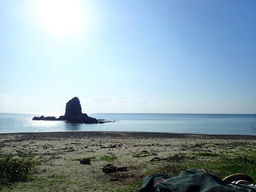 今日の嘉陽海岸