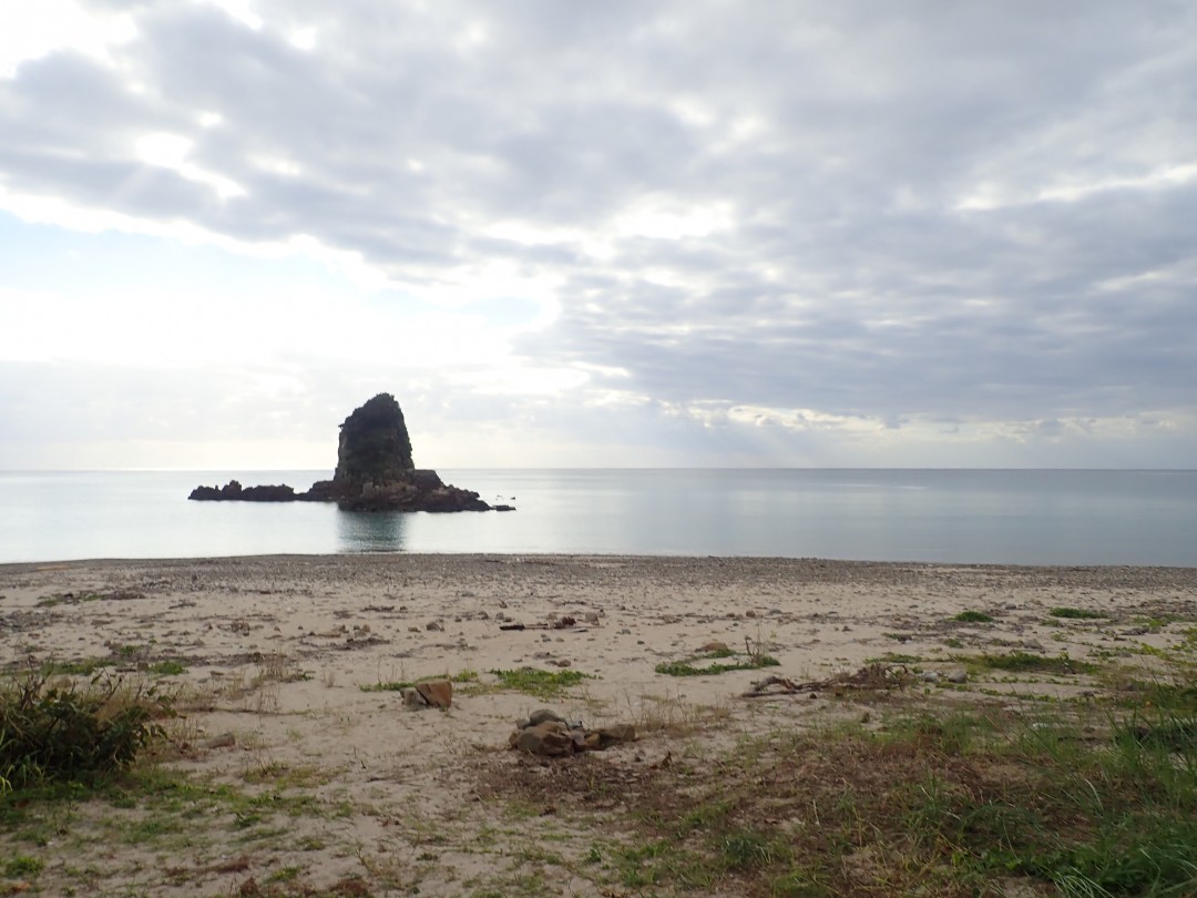 今日の嘉陽海岸