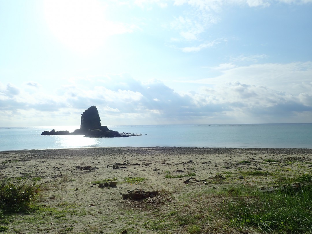 今日の嘉陽海岸