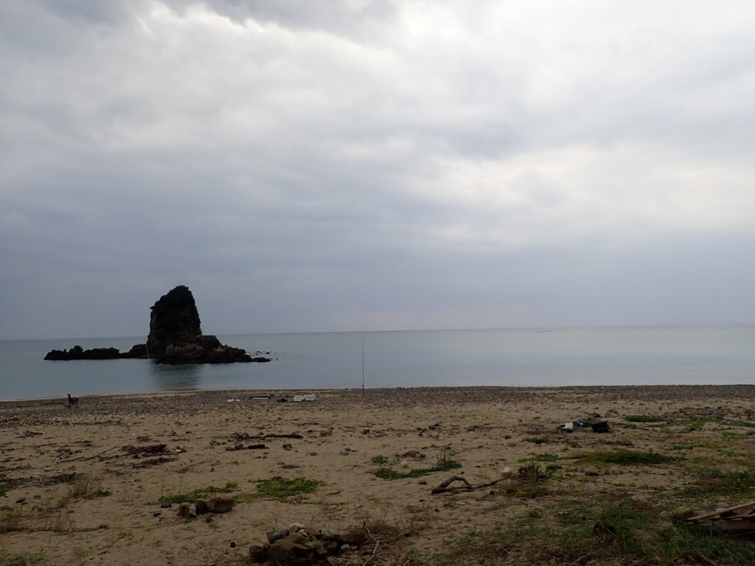 今日の嘉陽海岸