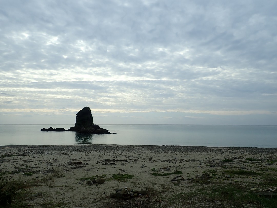 今日の嘉陽海岸