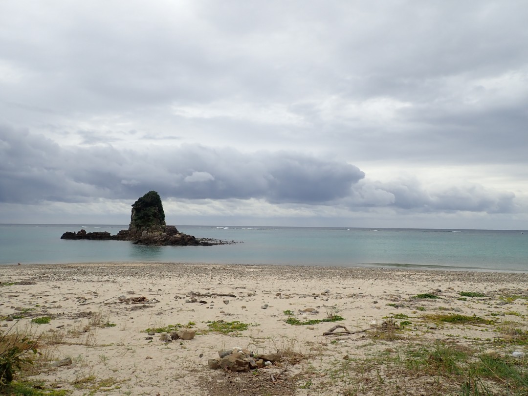 今日の嘉陽海岸