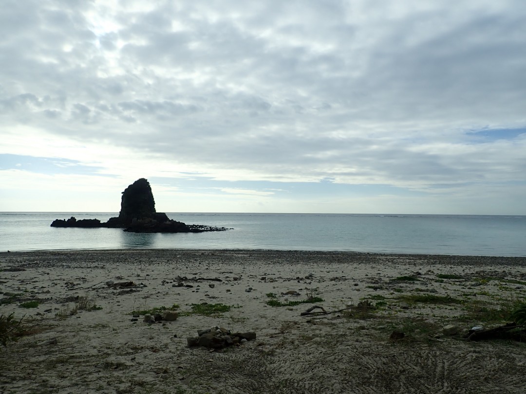 今日の嘉陽海岸