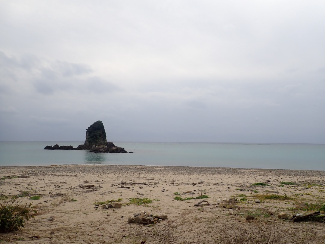 今日の嘉陽海岸