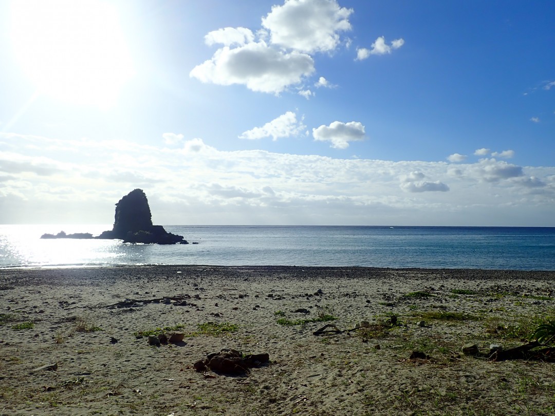 今日の嘉陽海岸