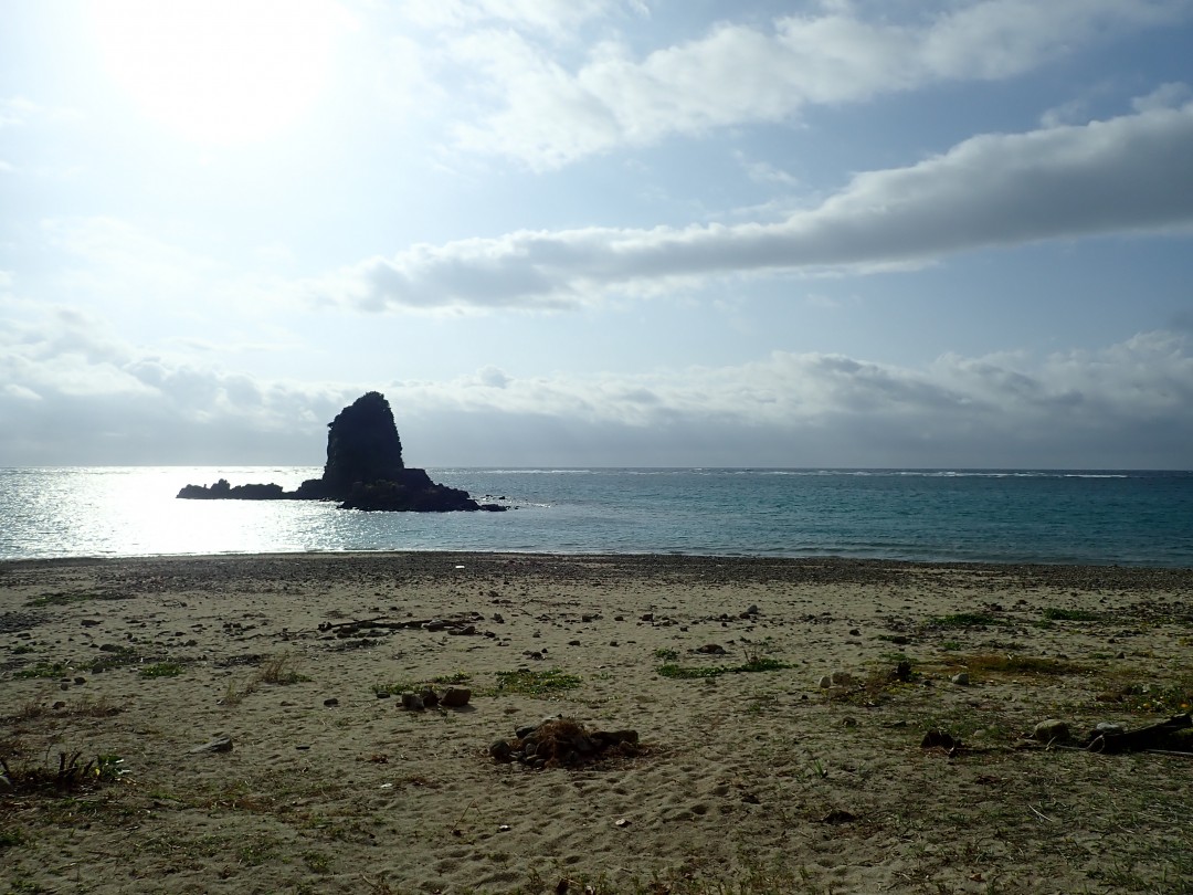 今日の嘉陽海岸