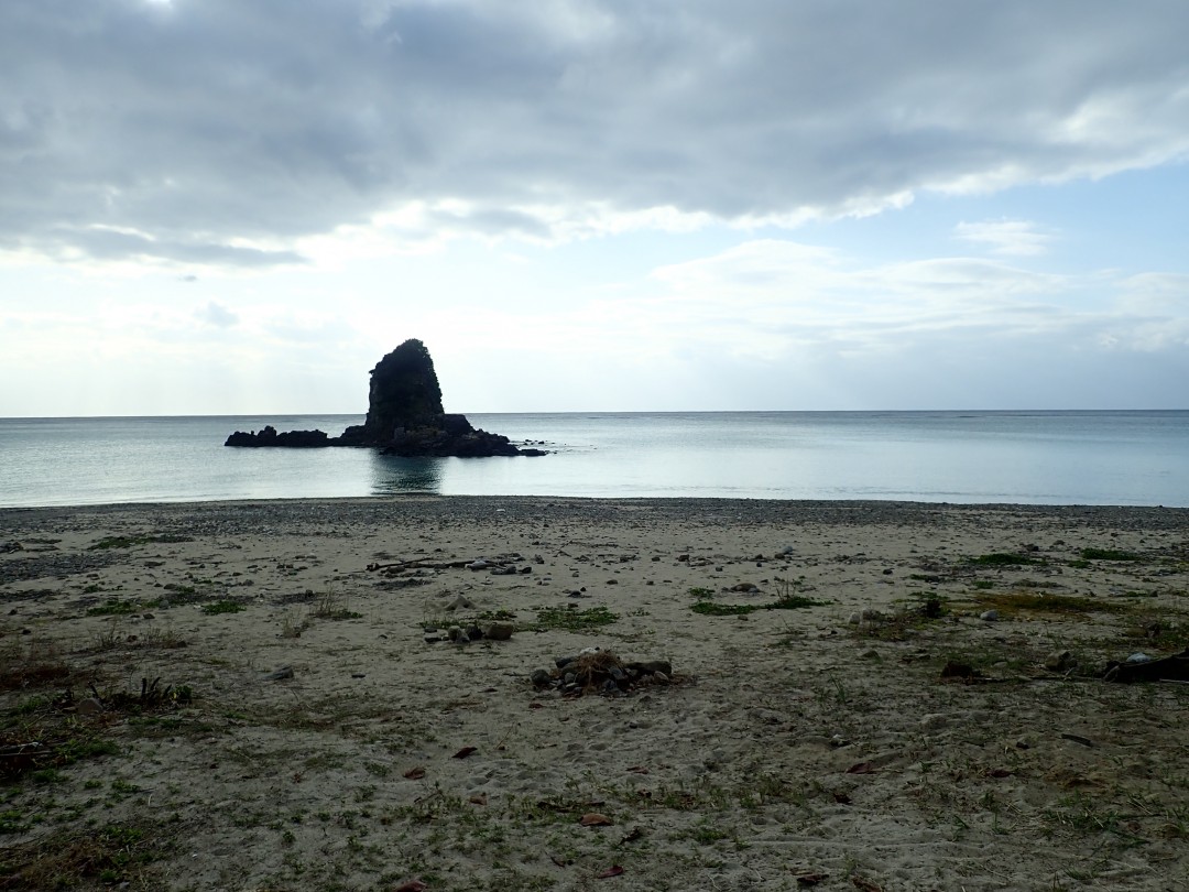 今日の嘉陽海岸