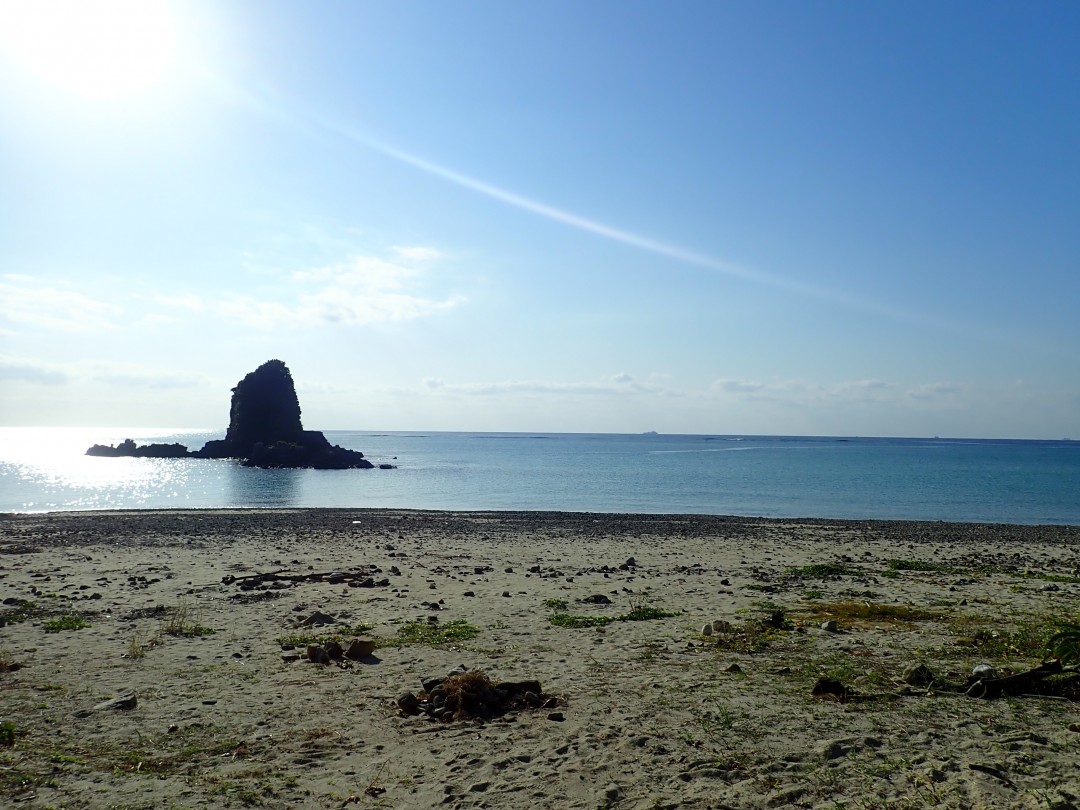 今日の嘉陽海岸