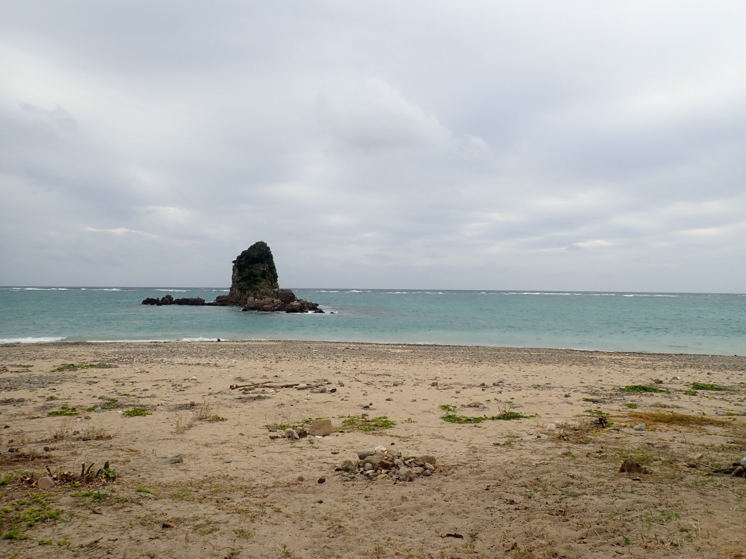 今日の嘉陽海岸