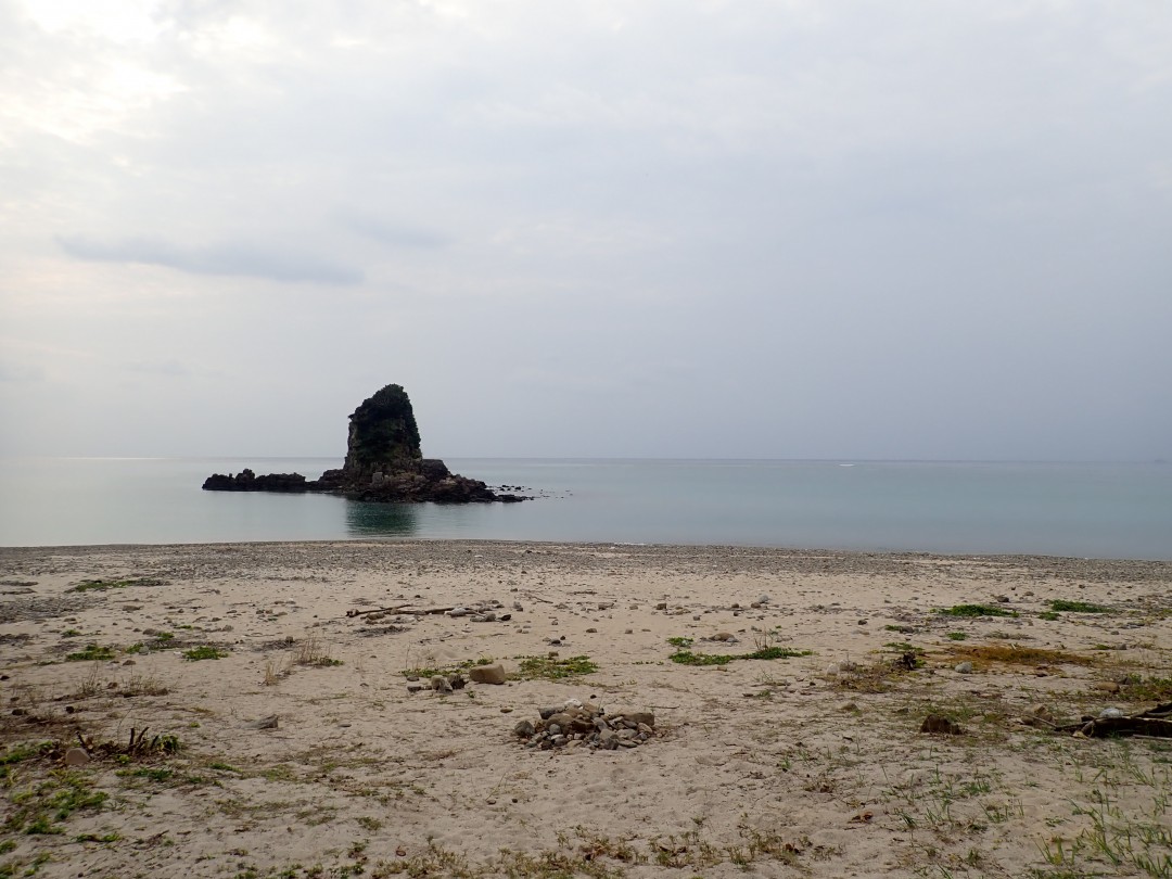 今日の嘉陽海岸