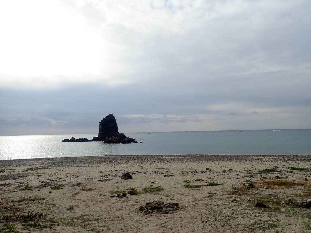 今日の嘉陽海岸