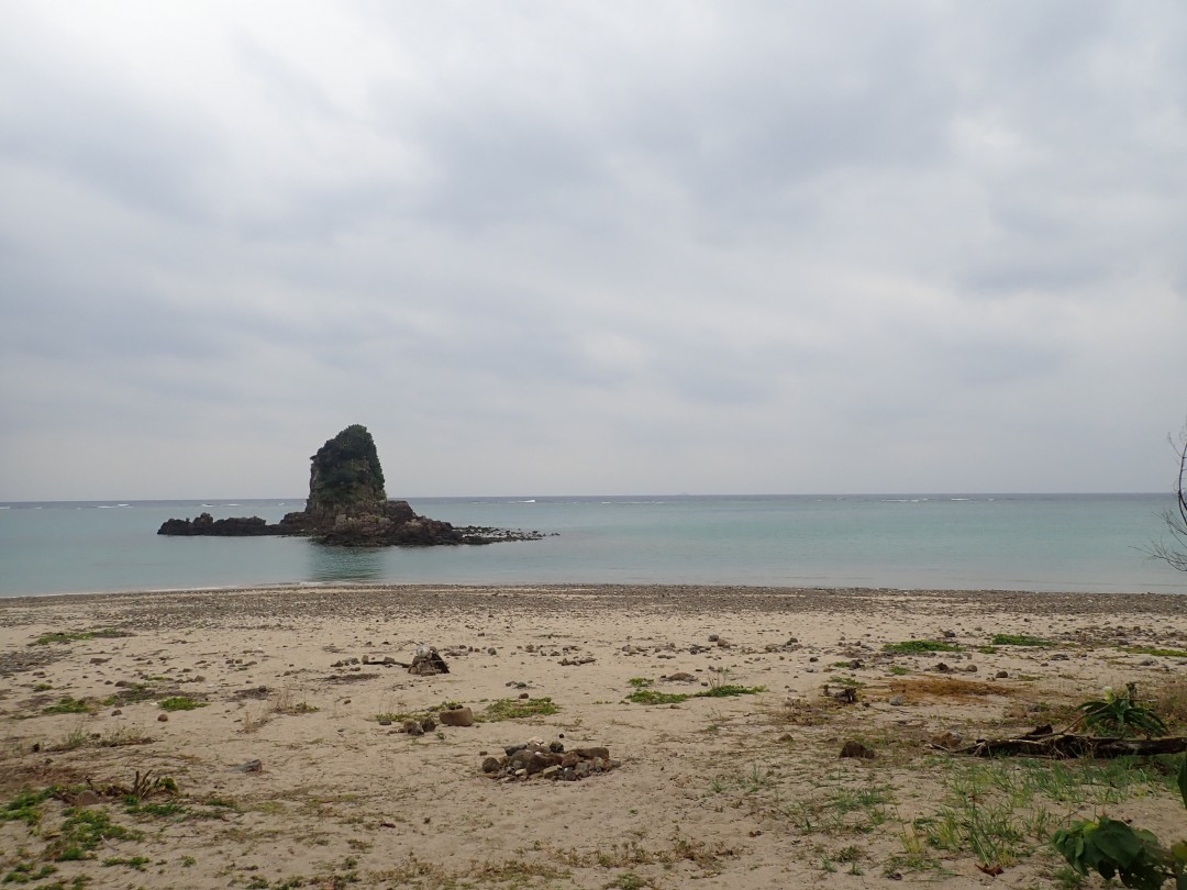 今日の嘉陽海岸