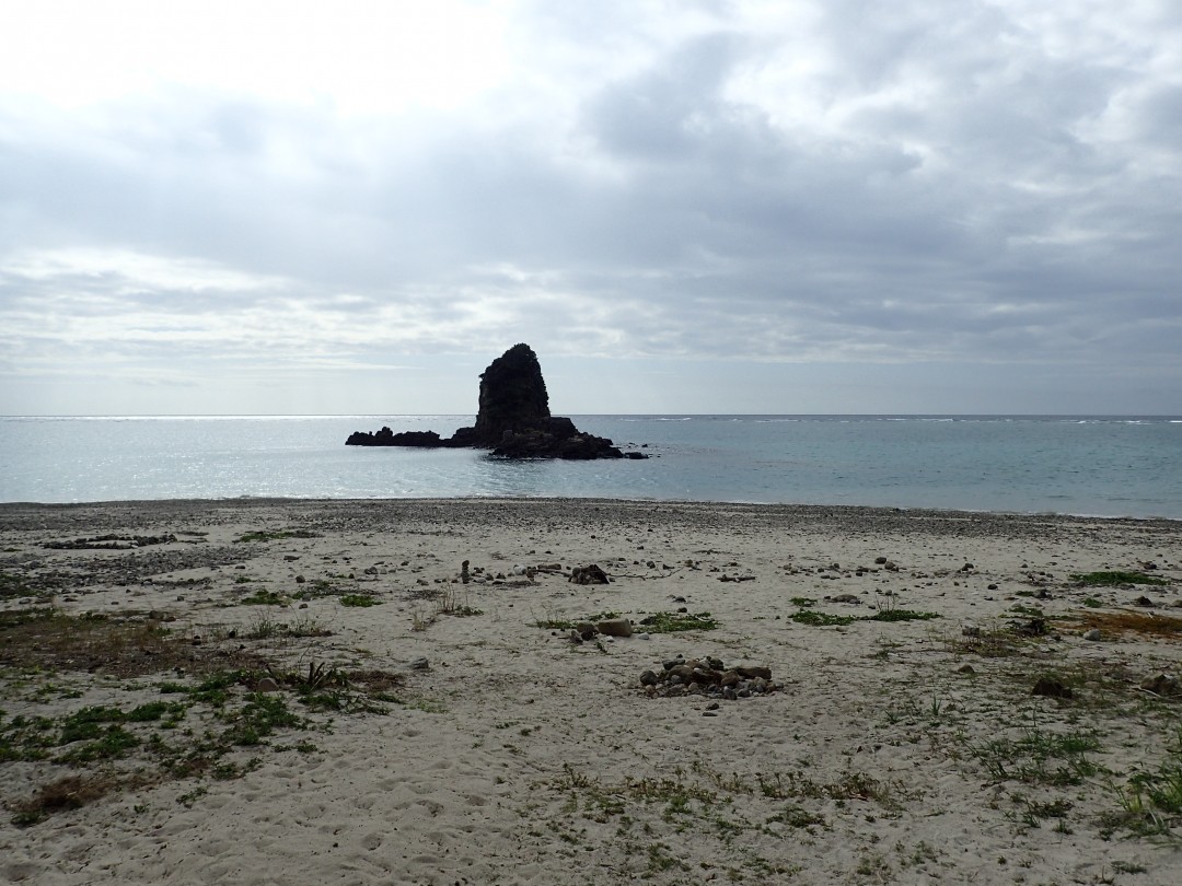 今日の嘉陽海岸