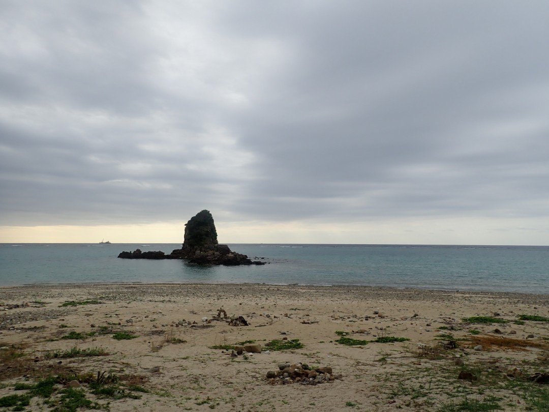 今日の嘉陽海岸