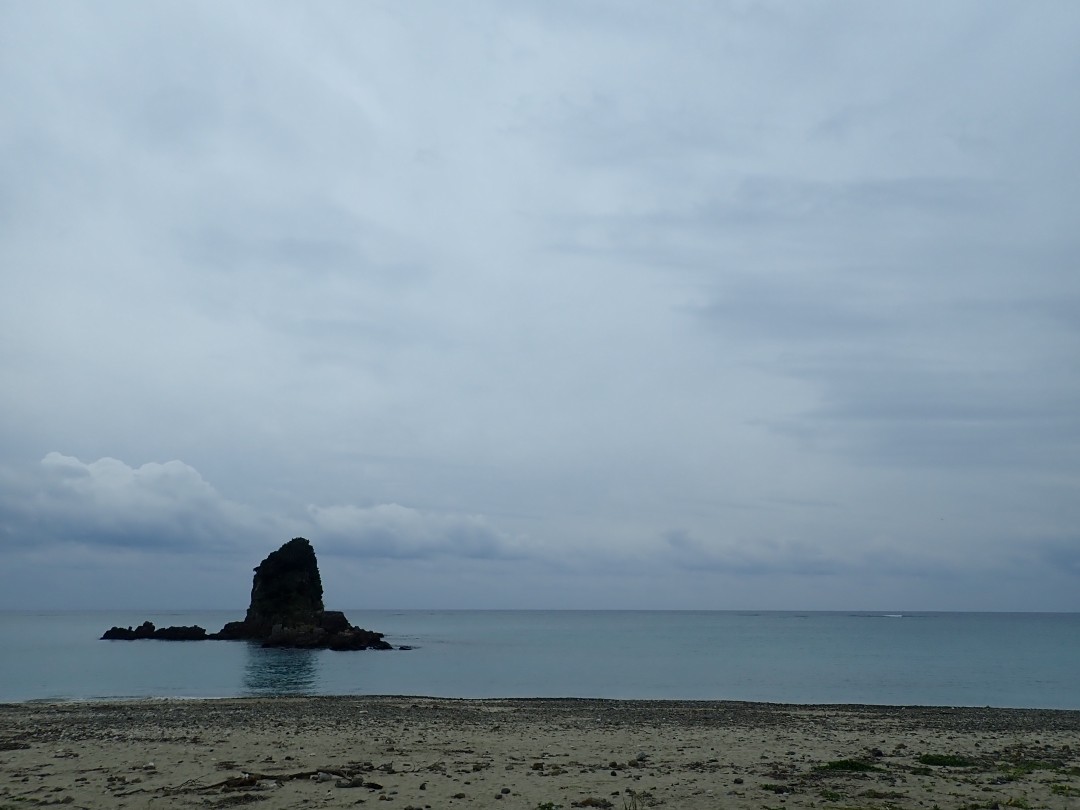 今日の嘉陽海岸