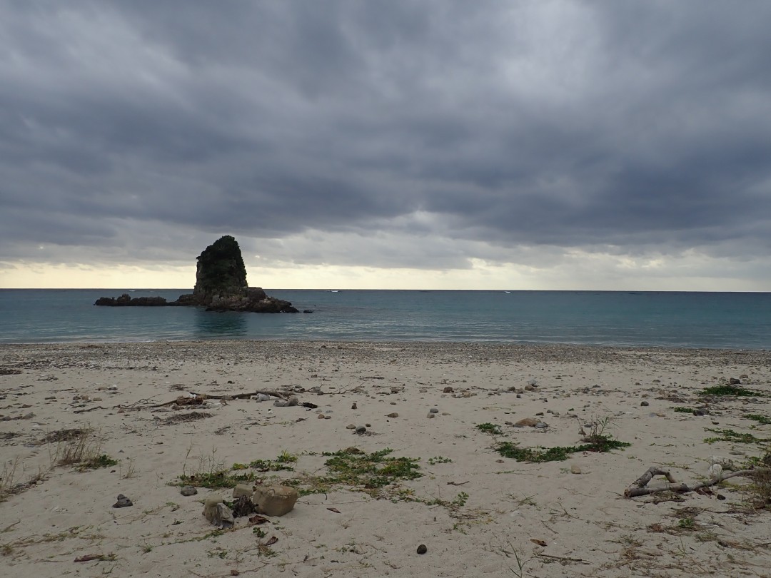 今日の嘉陽海岸