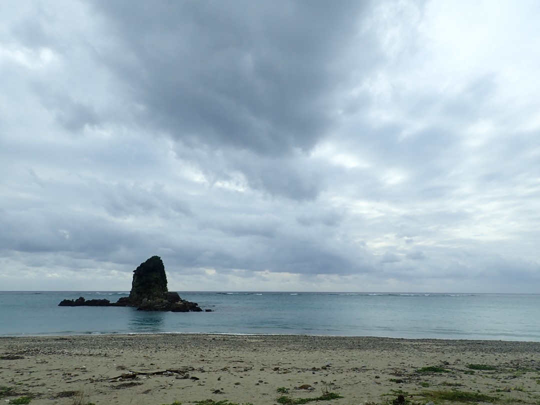 今日の嘉陽海岸