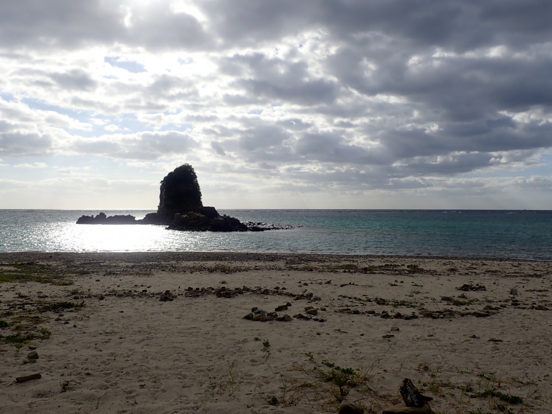 今日の嘉陽海岸