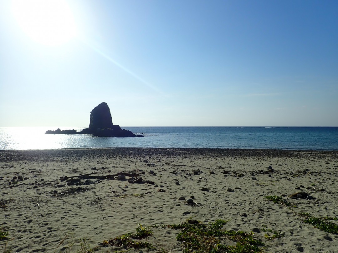 今日の嘉陽海岸