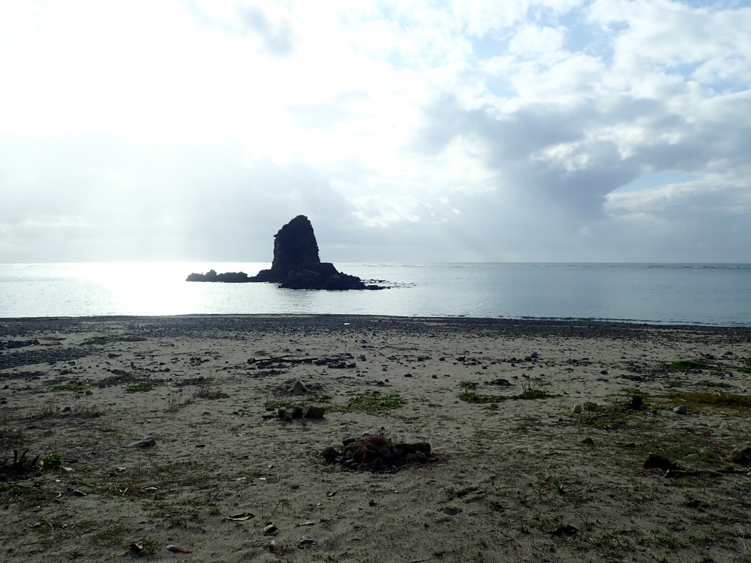 今日の嘉陽海岸