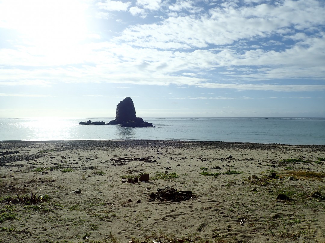 今日の嘉陽海岸