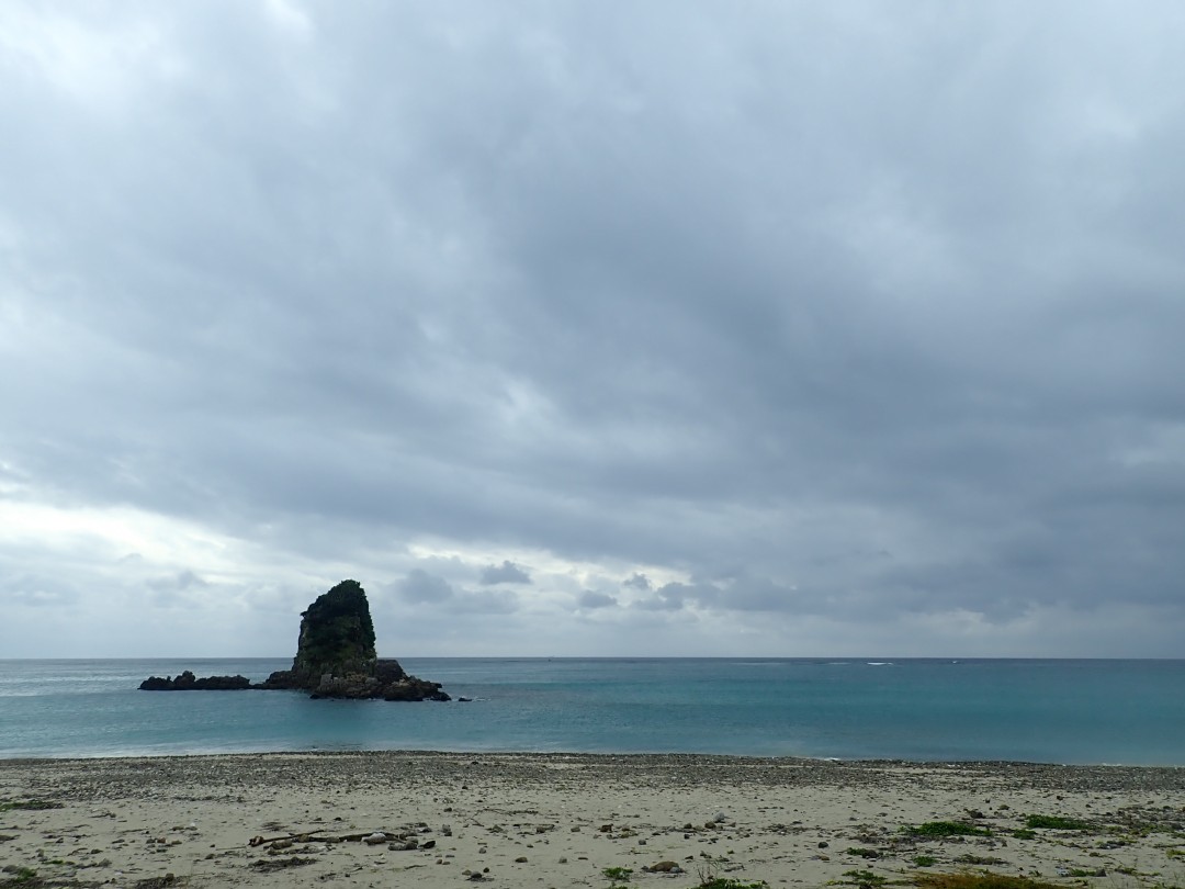 今日の嘉陽海岸