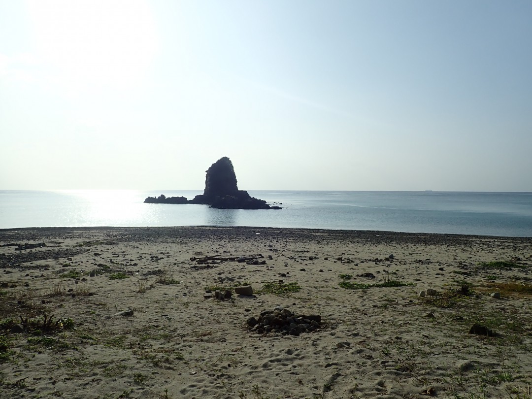 今日の嘉陽海岸