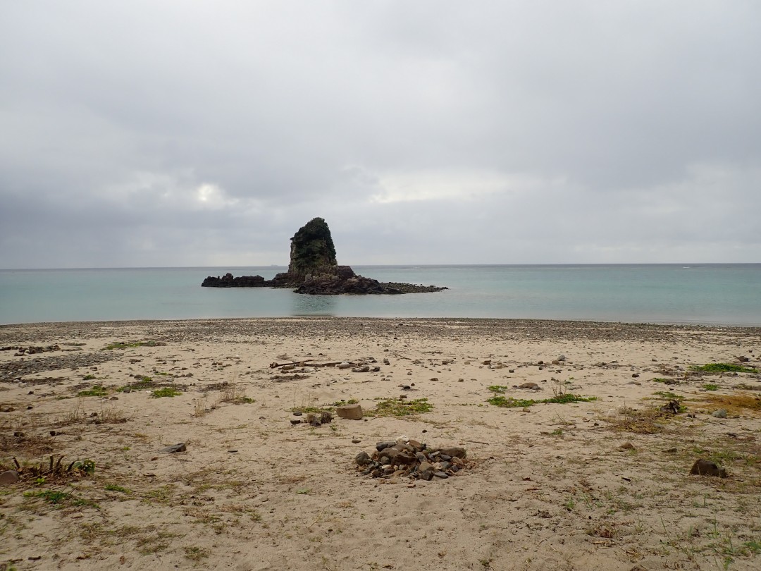 今日の嘉陽海岸