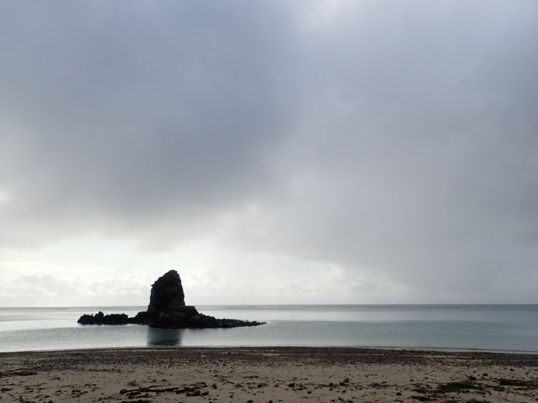 今日の嘉陽海岸