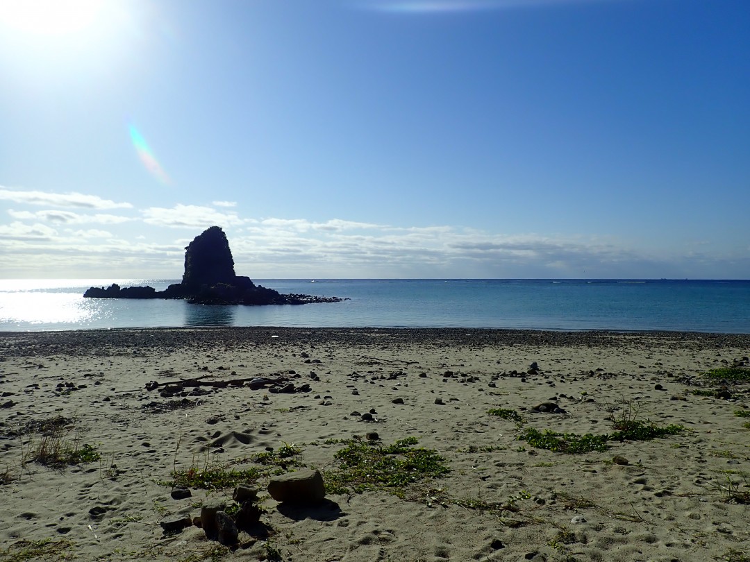 今日の嘉陽海岸