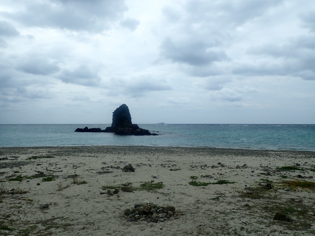 今日の嘉陽海岸