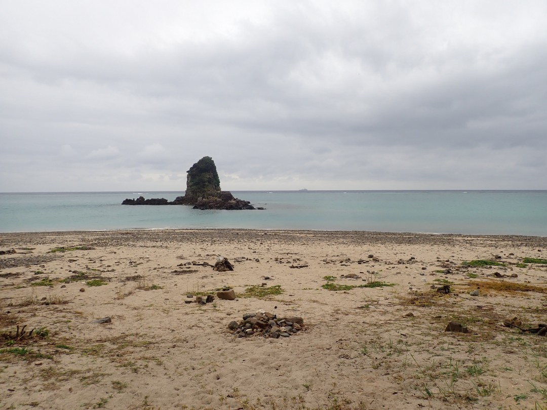 今日の嘉陽海岸