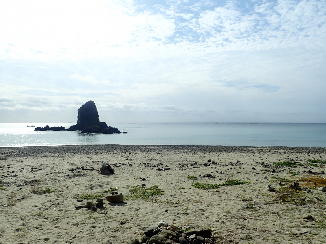 今日の嘉陽海岸