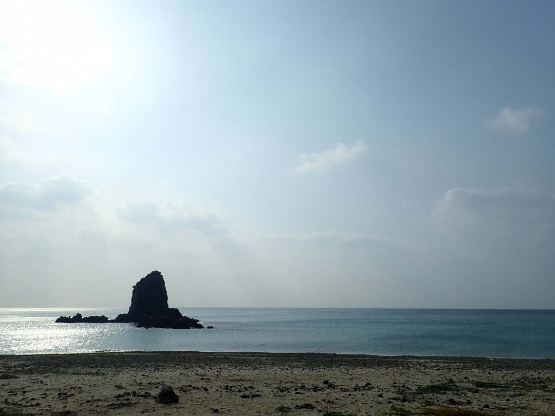 今日の嘉陽海岸