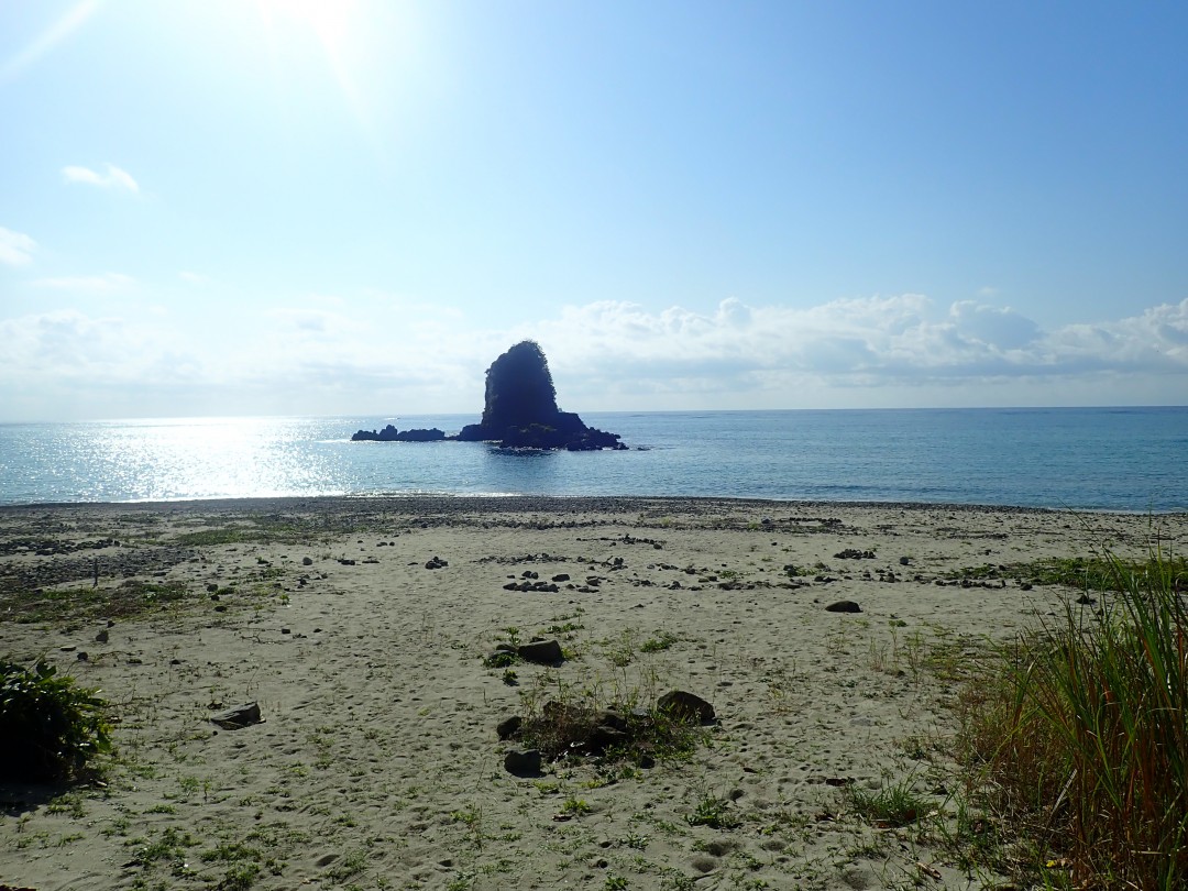 今日の嘉陽海岸