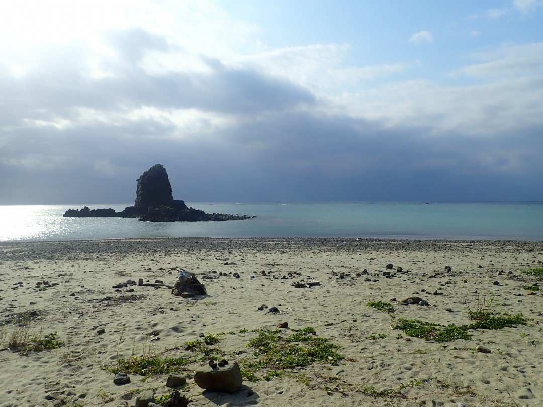 今日の嘉陽海岸