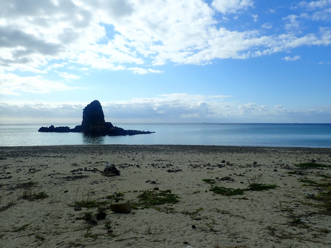 今日の嘉陽海岸