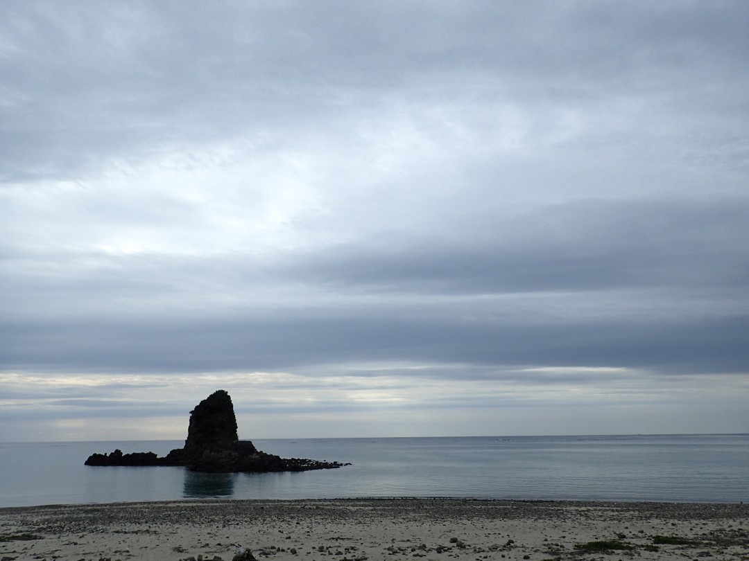 今日の嘉陽海岸